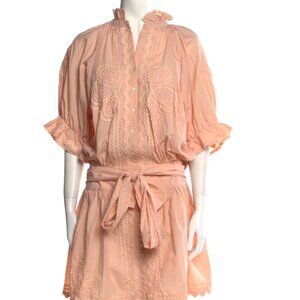 Juliet Dunn A-Line Dress Peach